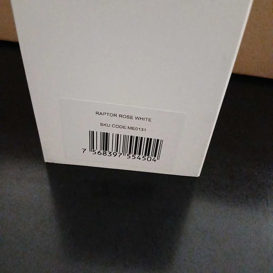 MANN EGERTON RAPTOR ROSE WHITE CHRONOGRAPH WATCH – BOXED