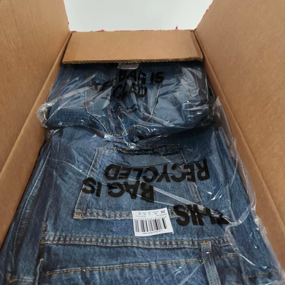 BOX OF 10 LOW RISE RIDE JEANS BONDI BLUE SIZE 10