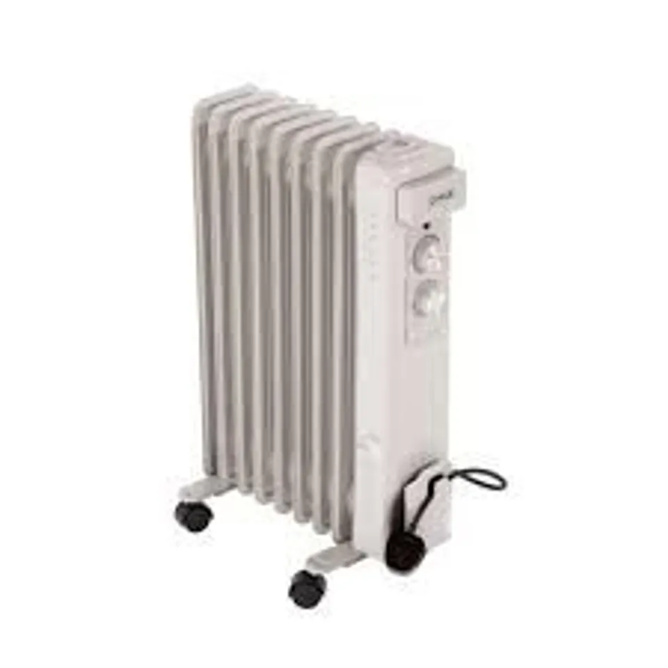 BOXED 2000W 9 FIN PORTABLE OIL FILLED RADIATOR ELECTRIC HEATER