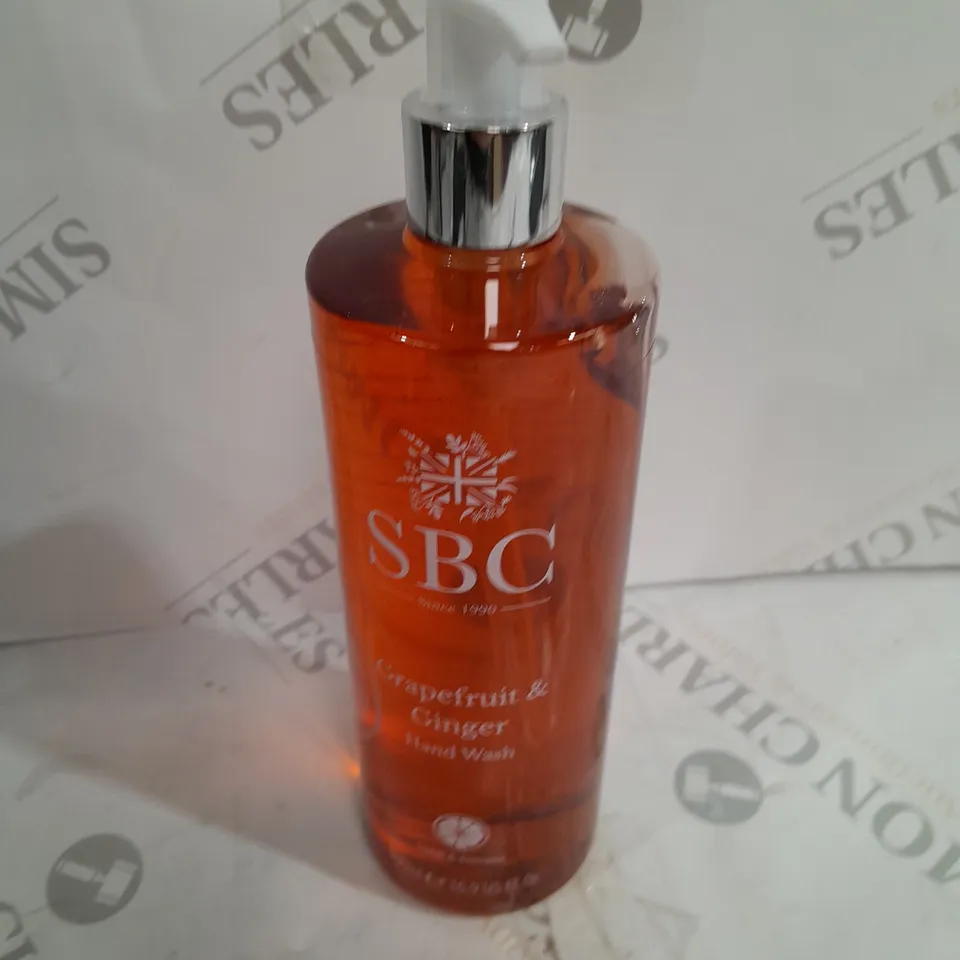 SBC GRAPEFRUIT & GINGER HAND WASH 500ML PUMP BOTTLE