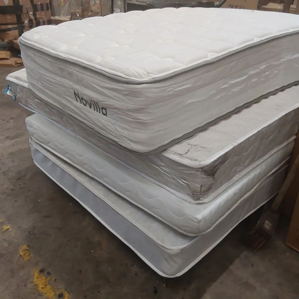 PALLET CONTAINING 4x ASSORTED MATTRESSES AND 1x MATTRESSES TOPPER