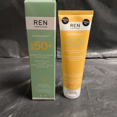 REN CLEAN SKINCARE SPF50+ SUNSCREEN TUBE β 50ML