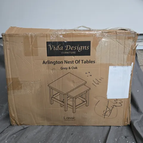 VIDA DESIGN ARLINGTON NEST OF TABLES - GREY