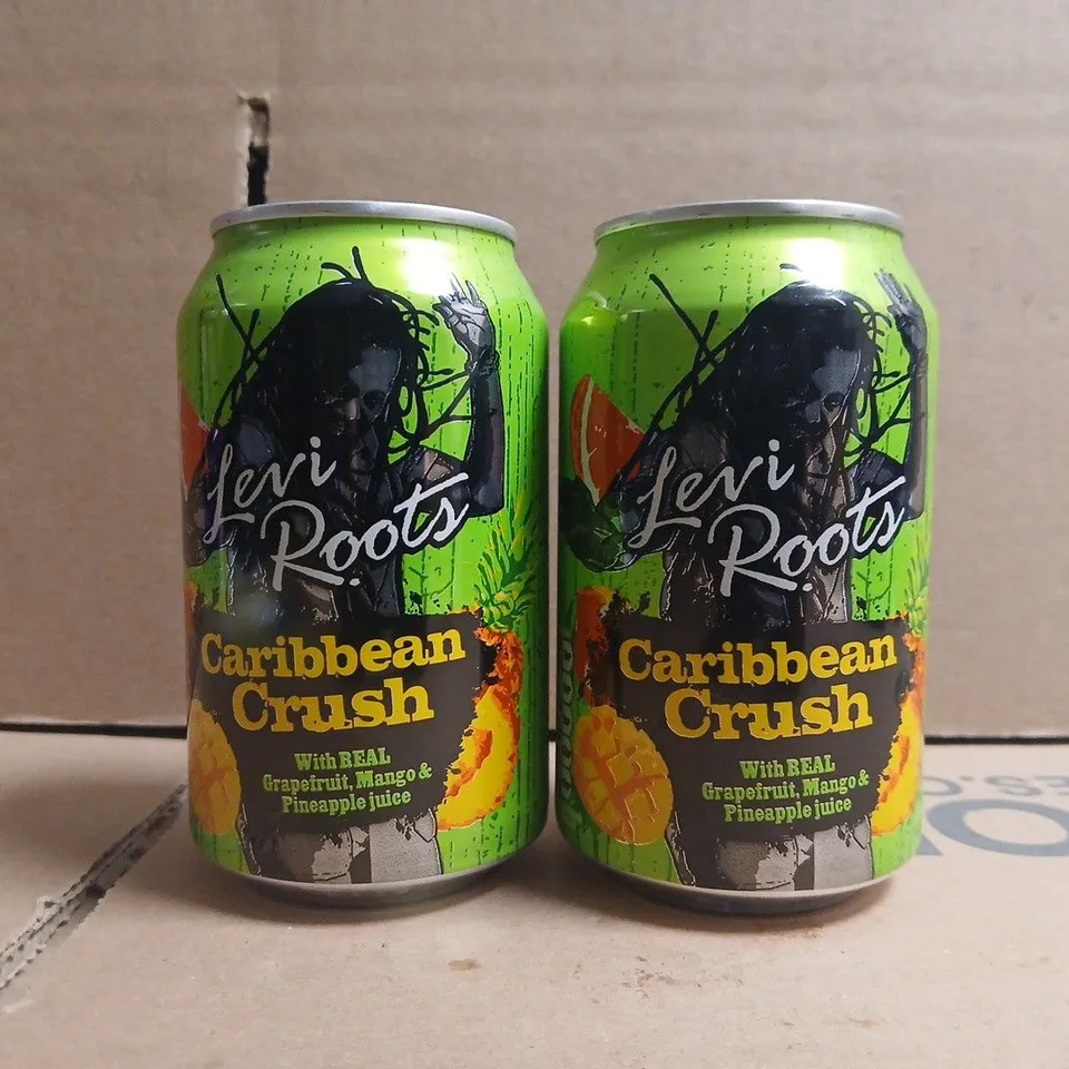 APPROXIMATELY 20 CANS OF LEVI ROOTS CARIBBEAN CRUSH (330ML CANS)