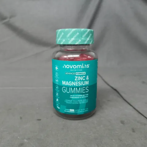 NOVOMINS ZINC & MAGNESIUM GUMMIES (60 STRAWBERRY FLAVOURED GUMMIES)
