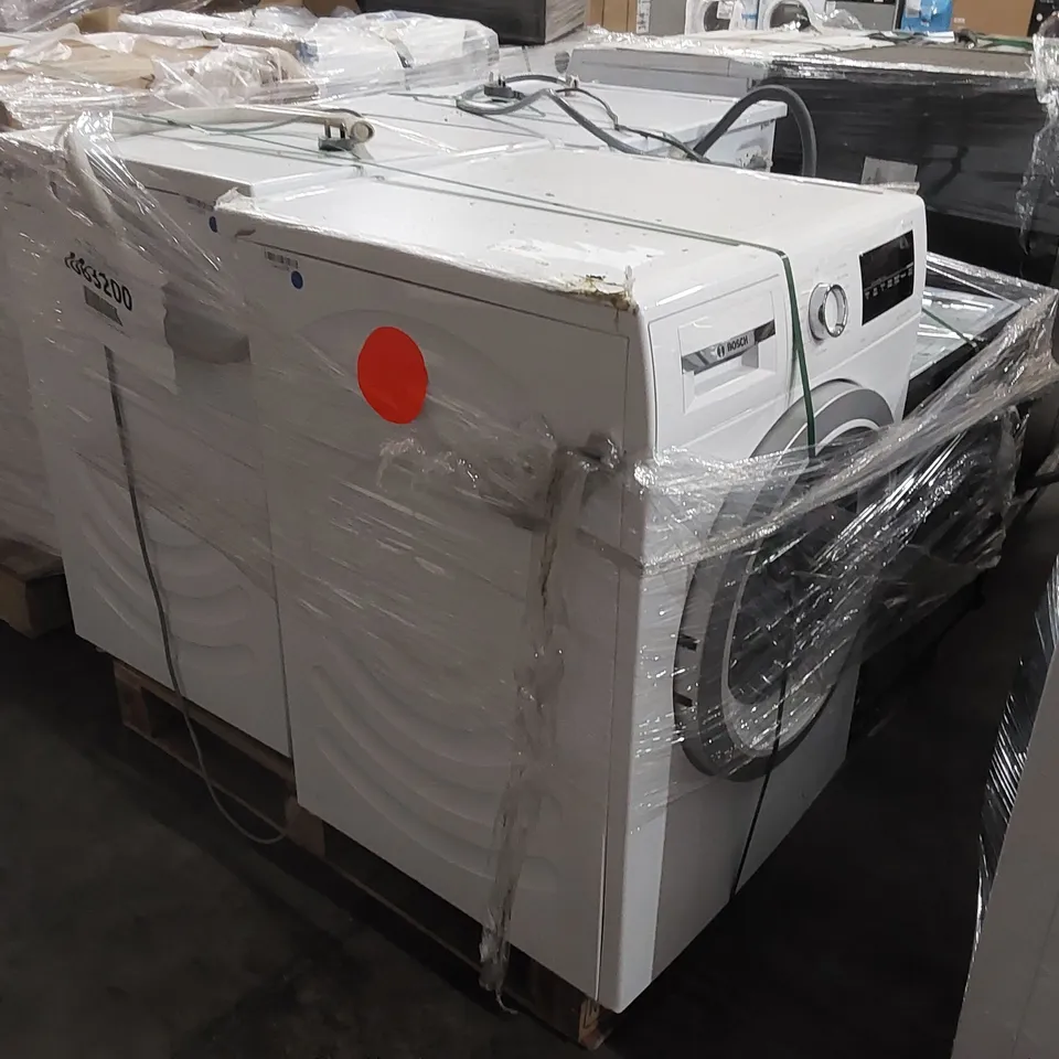 PALLET OF APPROXIMATELY 4 UNPROCESSED RAW RETURN WHITE GOODS TO INCLUDE;