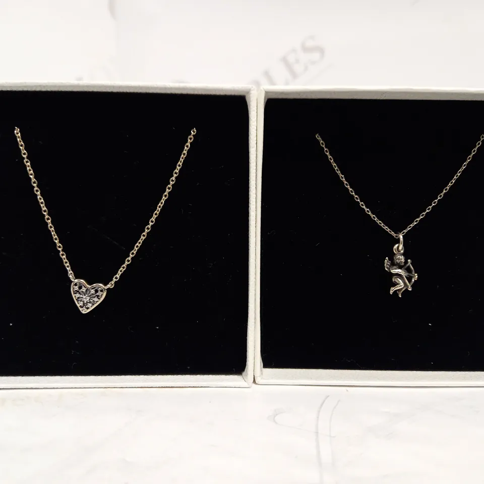 2 PANDORA NECKLACES