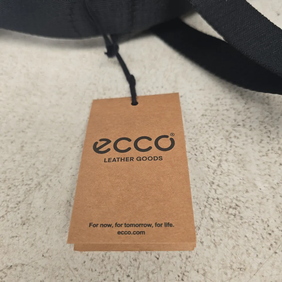 ECCO LEATHER GOODS PEBBLED LEATHER BAG – BLACK, MADE IN VIETNAM