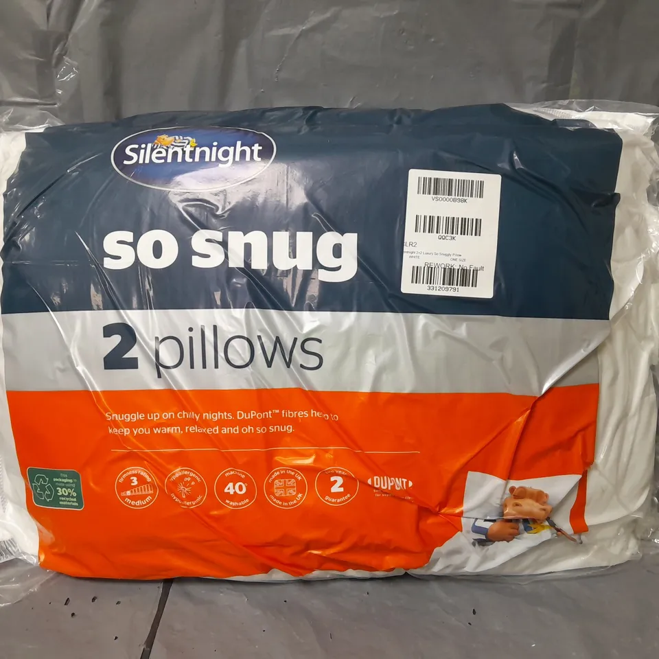 SILENTNIGHT SO SNUGGLY 2 PILLOWS