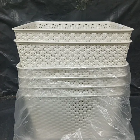 6 X CURVER MY STYLE PLASTIC STORAGE CONTAINERS 