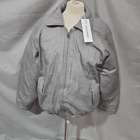 DAILY PAPER BANTOE JACKET IN GREY SIZE L