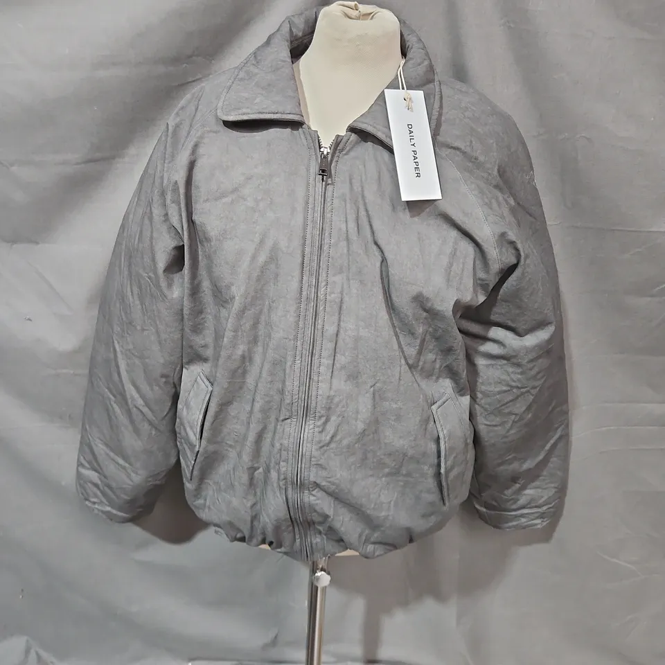 DAILY PAPER BANTOE JACKET IN GREY SIZE L