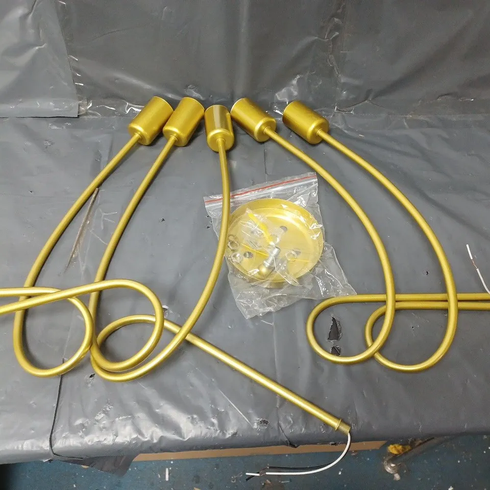 BOXED DESIGNER MODERN 5 ARM CHANDELIER PENDANT LIGHT