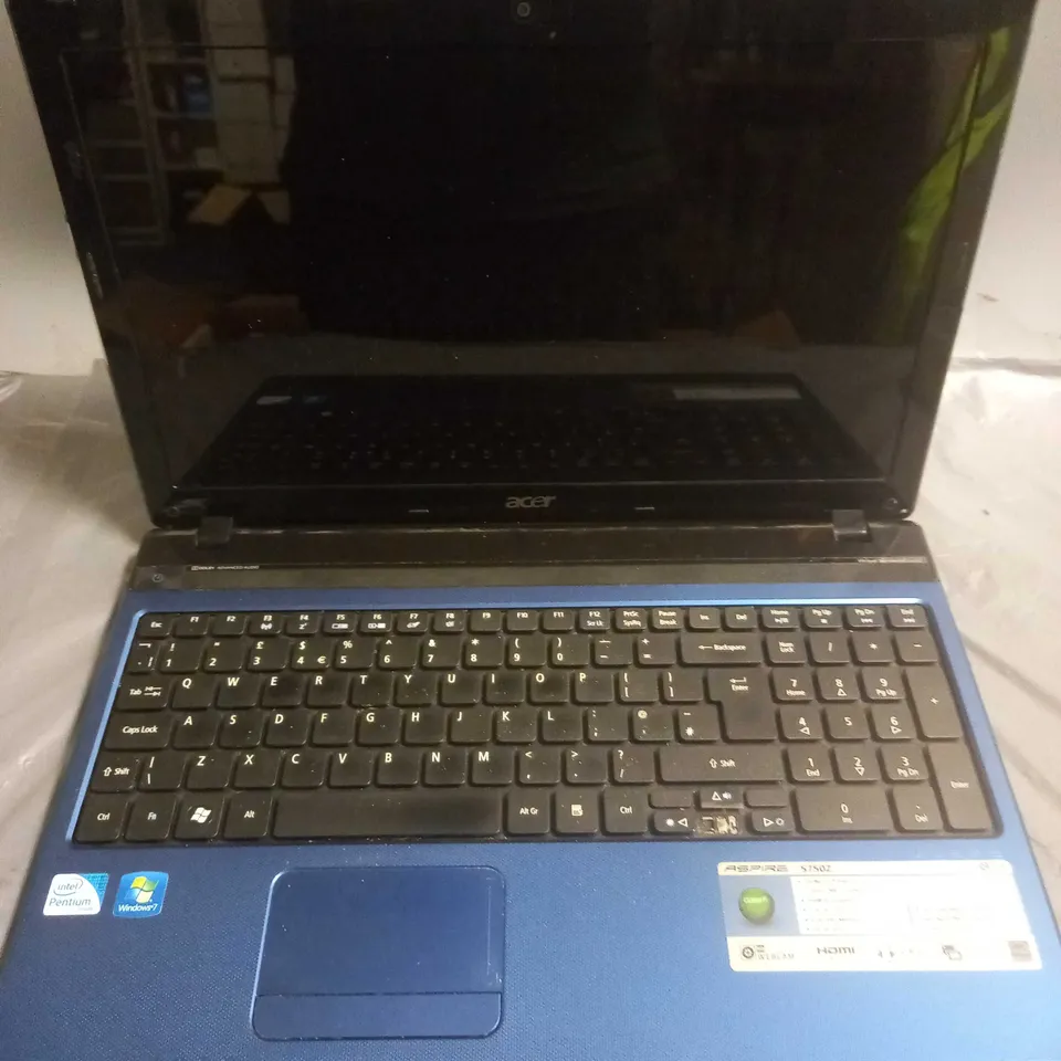 ACER ASPIRE 5750Z INTEL CORE 8940 LAPTOP - BLUE
