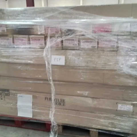 PALLET OF DESIGNER INCOMPLETE BED PARTS AND PIECES