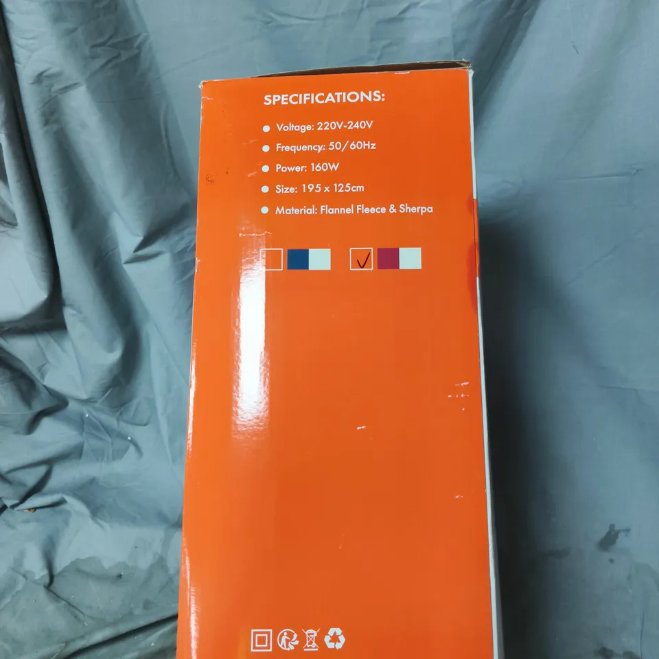 HOMESMART ELECTRIC HEATED BLANKET PINK