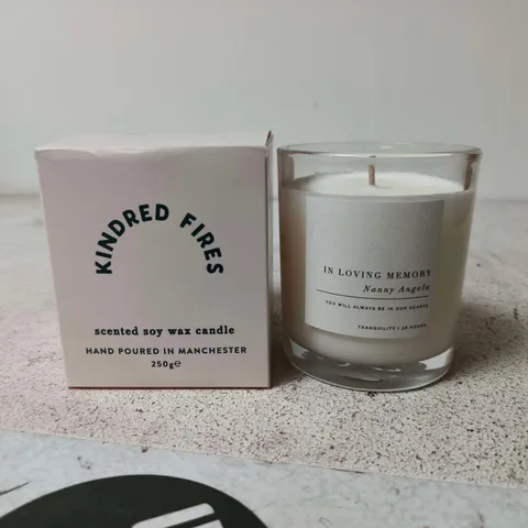 KINDRED FIRES SCENTED SOY WAX CANDLE 250G