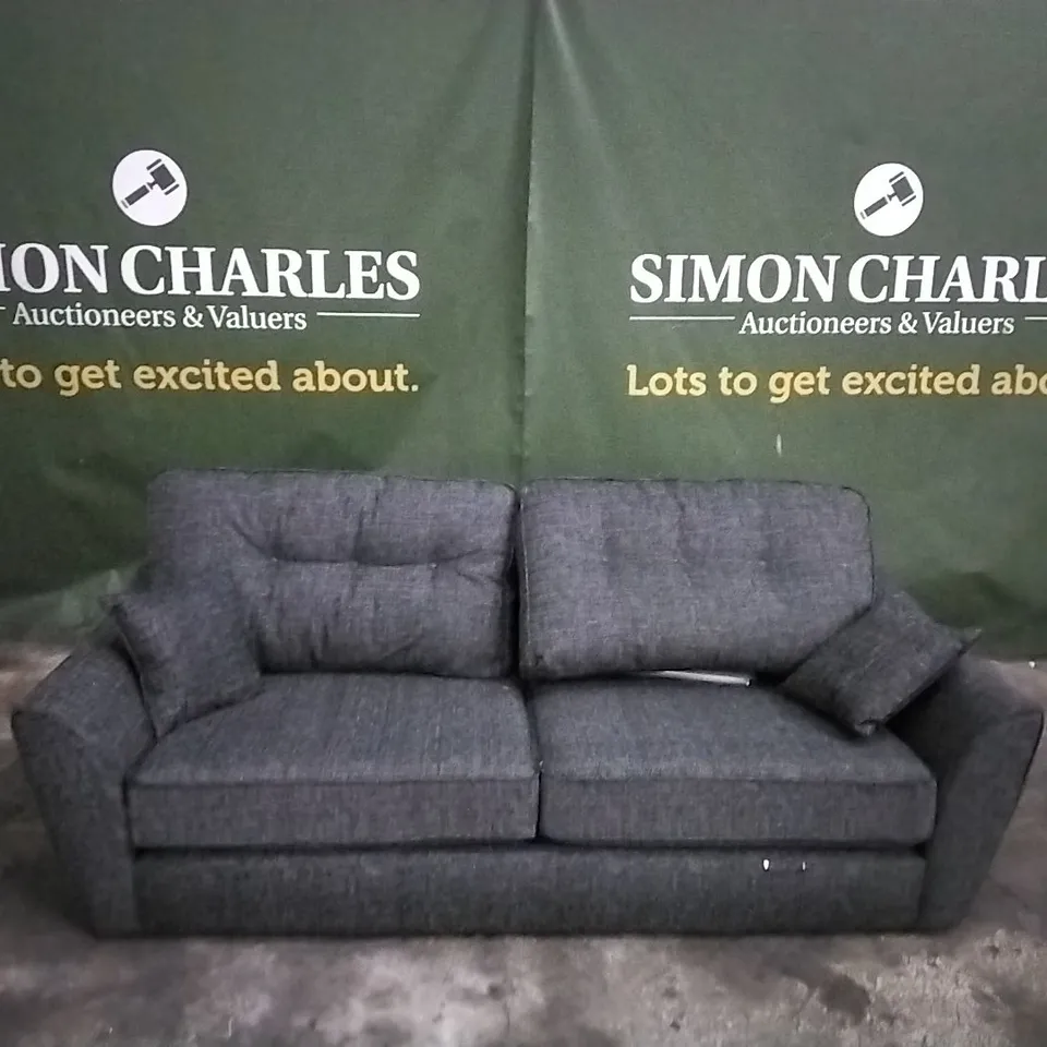 QUALITY DESIGNER HALSTOW 2 SEATER FABRIC SOFA 