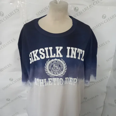 SIKSILK GRAPHIC FADE T-SHIRT SIZE L