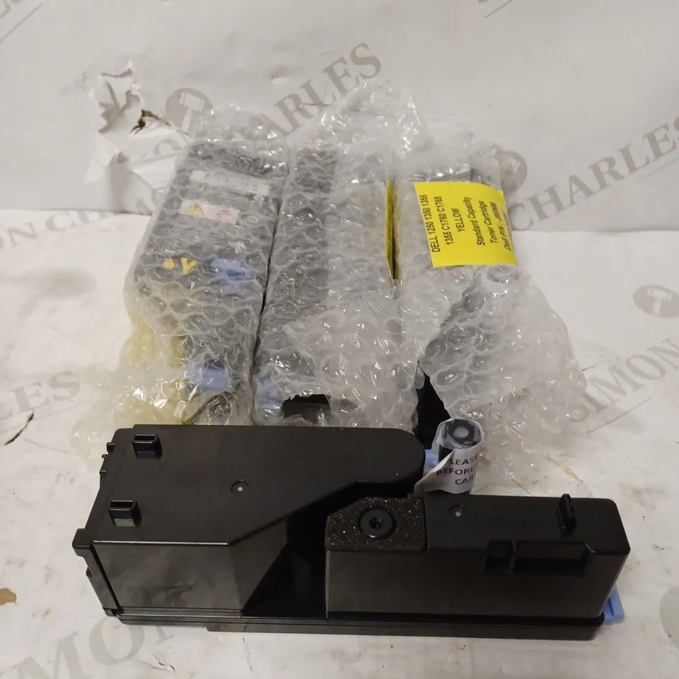 LOT OF APPROX 20 ASSORTED DELL MAGENTA/YELLOW TONER CARTRIDGES	