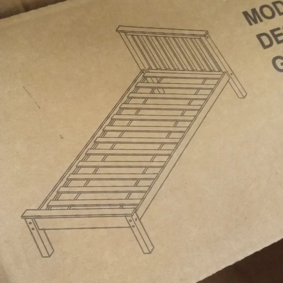 BOXED CHESTER 3FT SINGLE BED - WAXED (2 BOXES)