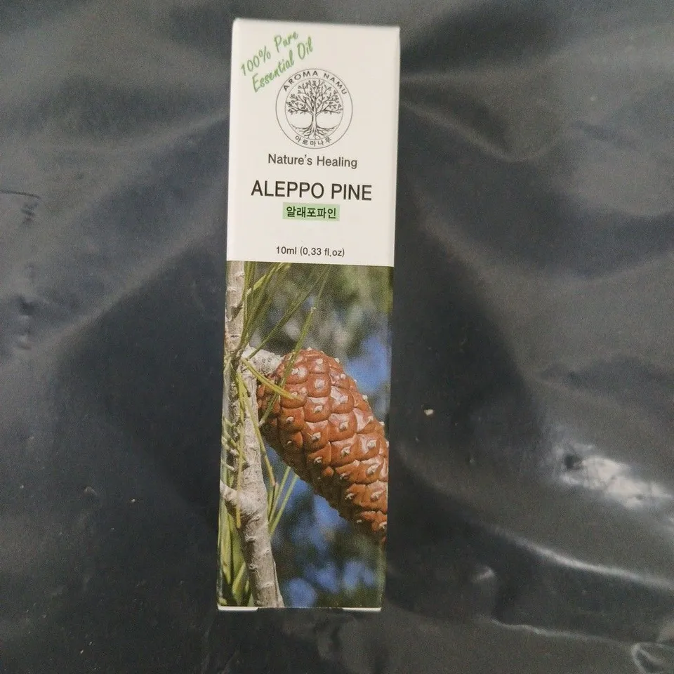 APPROXIMATELY 25 PCS AROMA NAMU ALEPPO PINE ESSENTIAL OIL, 10ML