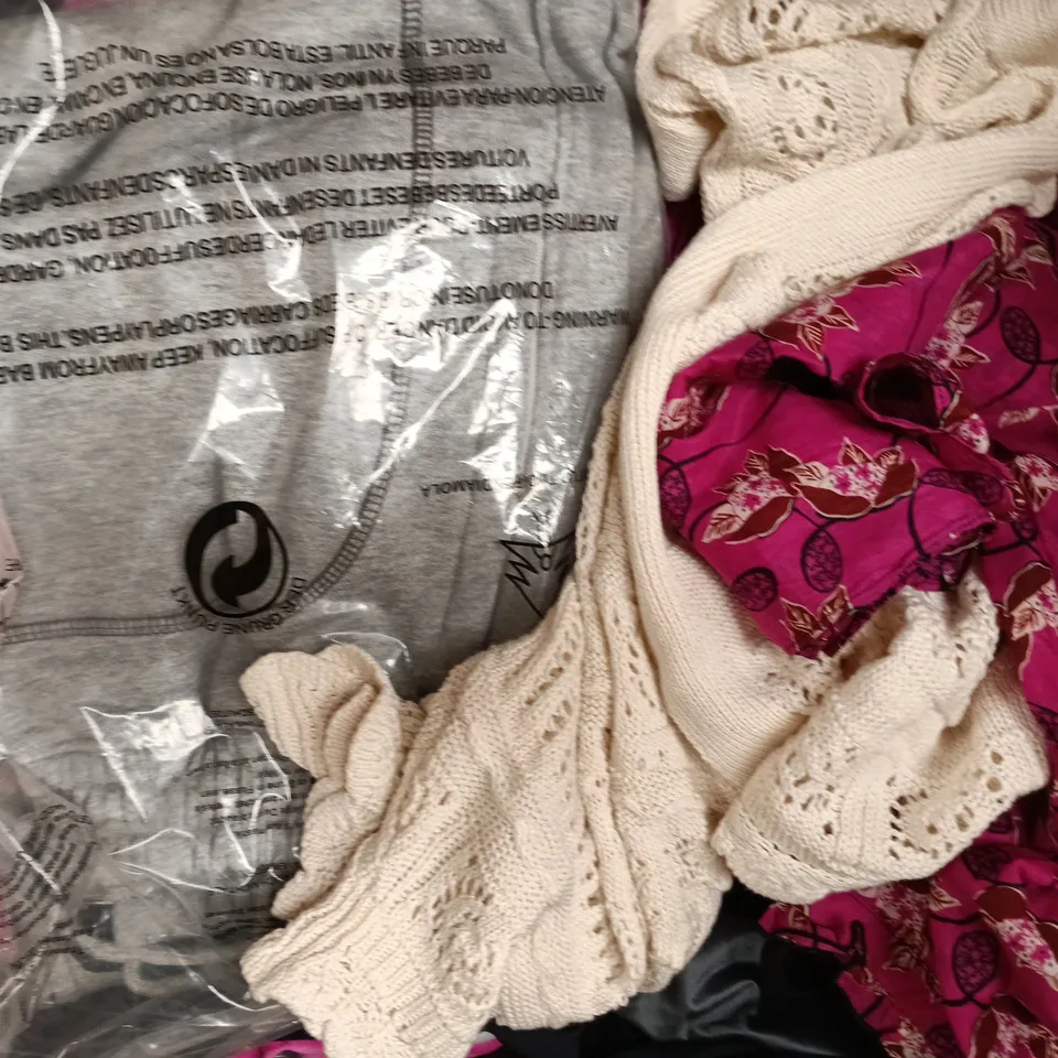 APPROXIMATELY 20 ASSORTED CLOTHING AND FASHION PRODUCTS IN VARIOUS STYLES AND SIZES - COLLECTION ONLY