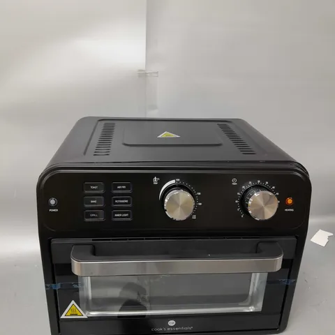BOXED COOK'S ESSENTIAL 21-LITRE AIRFRYER OVEN IN BLACK