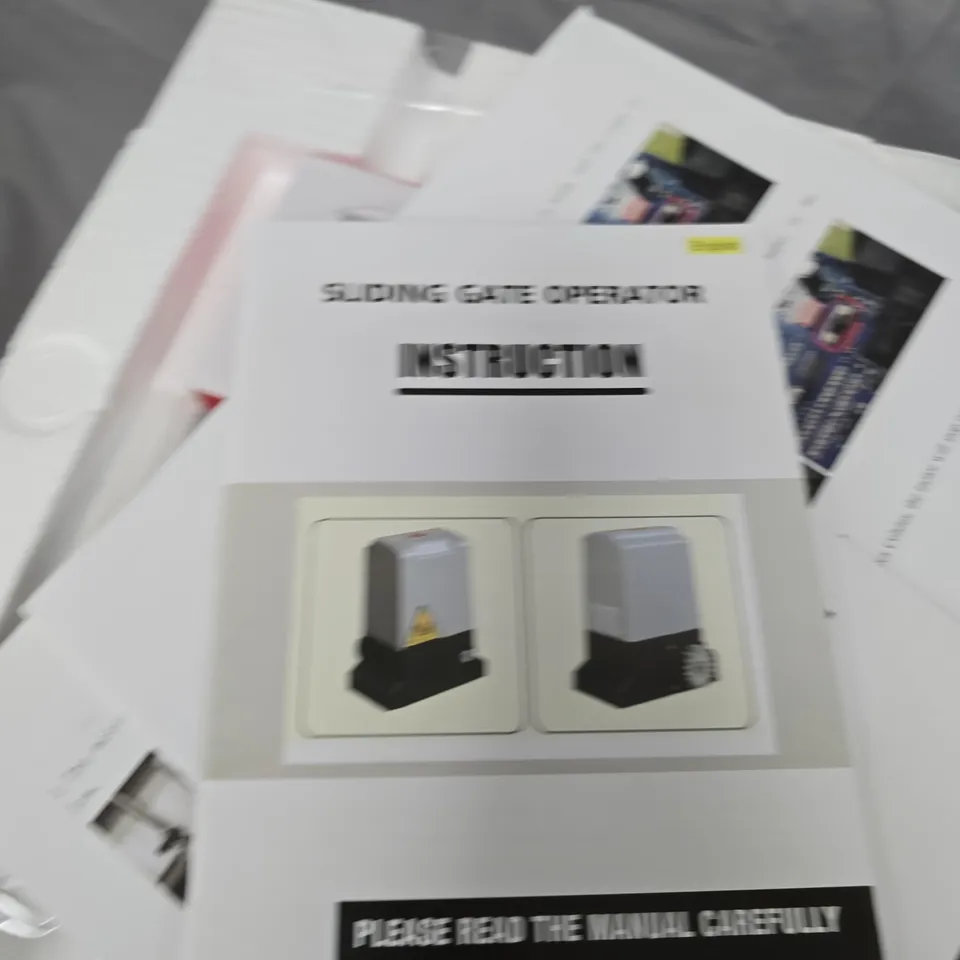 SLIDING GATE OPERATOR – MOTOR GEAR ASSEMBLY