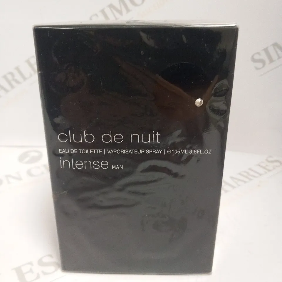 BOXED AND SEALED CLUB DE NUIT INTENSE MAN EAU DE TOILETTE 105ML