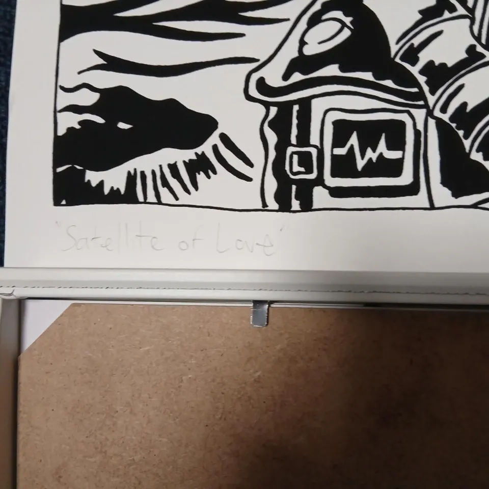 LUKE MCLEAN – SATELITE OF LOVE SIGNED PRINT