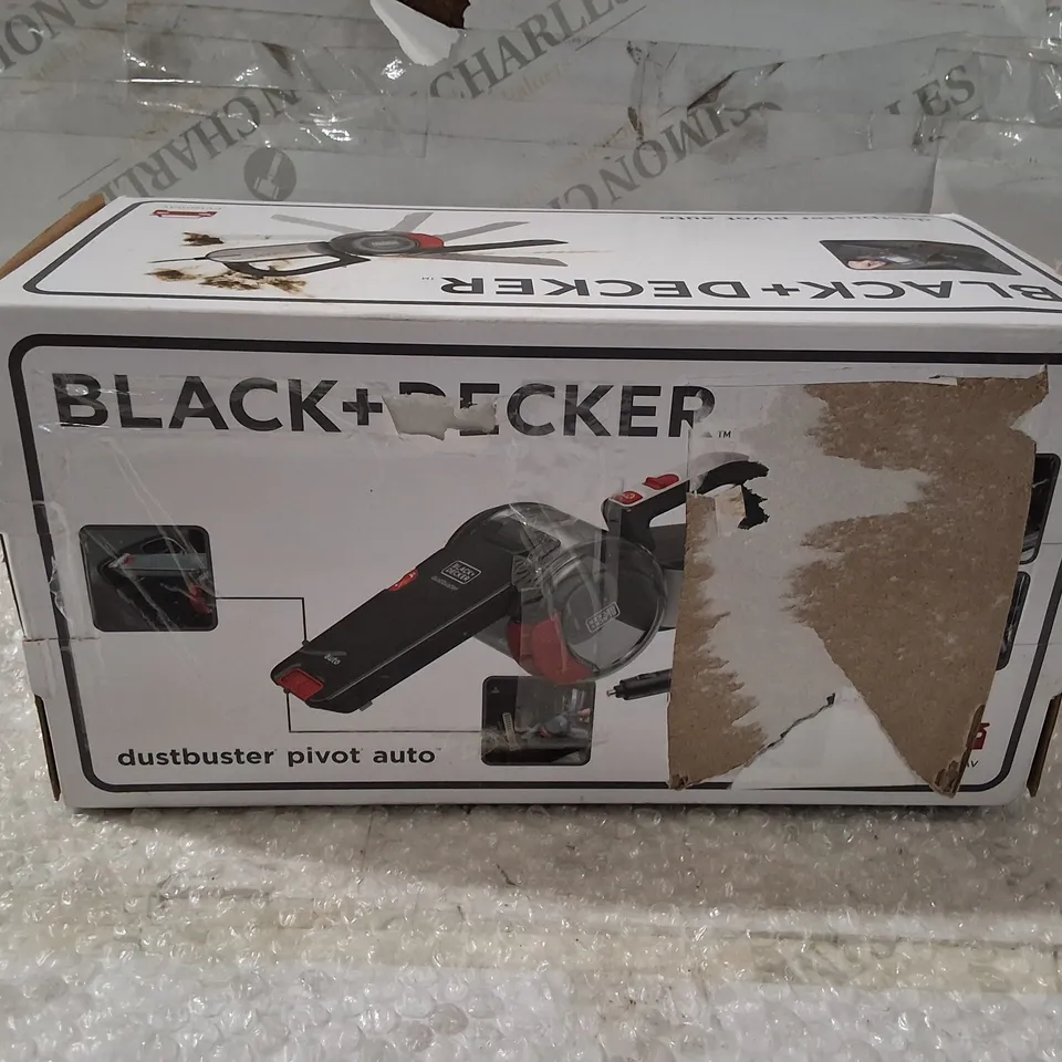 BOXED BLACK+DECKER DUSTBUSTER PIVOT AUTO HANDHELD VACUUM