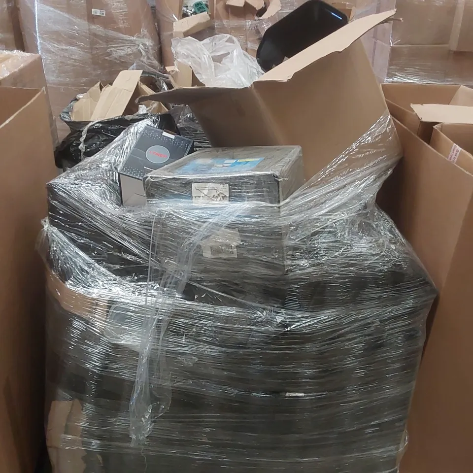 PALLET CONTAINING A VERY LARGE QUANTITY OF ASSORTED ITEMS INCLUDING: STORAGE ORGANISERS, SALT BIN, 3D AROMA LAMP ECT