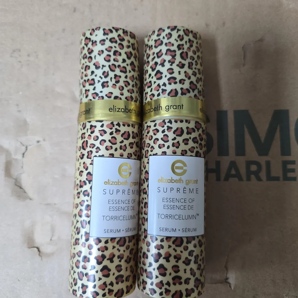 ELIZABETH GRANT SUPREME ESSENCE OF TORRICELLUM SERUM – 2 X 100 ML LEOPARD PRINT TUBES