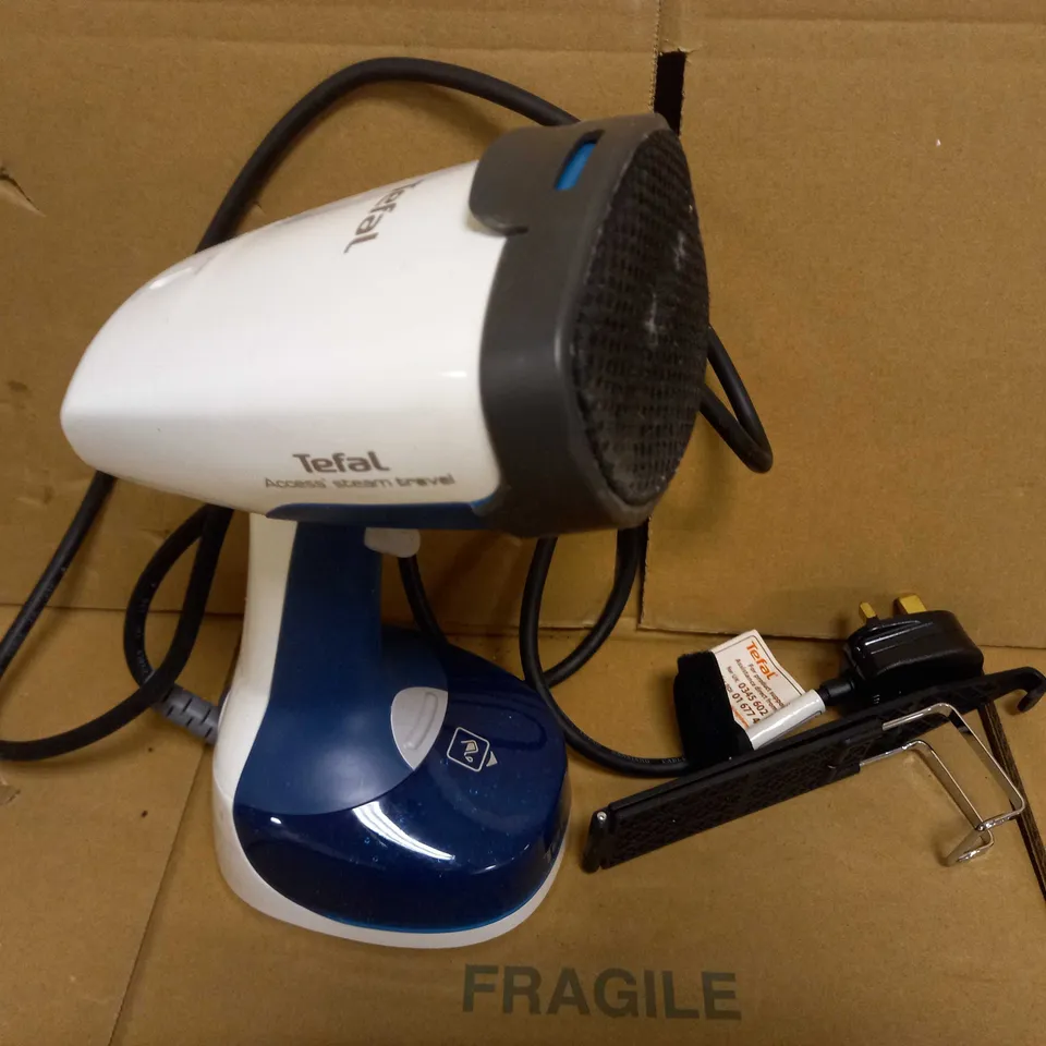 TEFAL DT7050 ACCESS' MINUTE DUAL VOLTAGE TRAVEL GARMENT/CLOTHES STEAMER