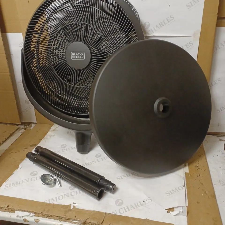 BLACK+DECKER HIGH VELOCITY PEDESTAL DESK FAN