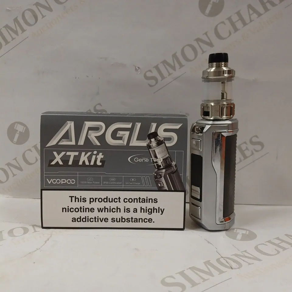 BOXED VOOPOO ARGUS VAPE XTKIT SILVER GREY