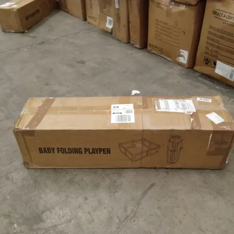 BOXED BABY FOLDING PLAYPEN