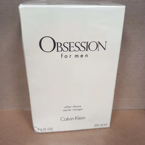 BOXED AND SEALED CALVIN KLEIN OBSESSION FOR MEN AFTER SHAVE 125ML 