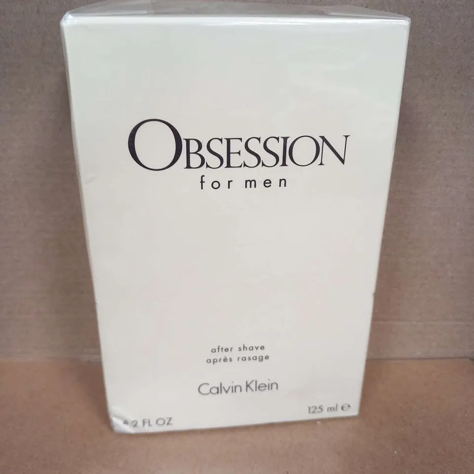 BOXED AND SEALED CALVIN KLEIN OBSESSION FOR MEN AFTER SHAVE 125ML 