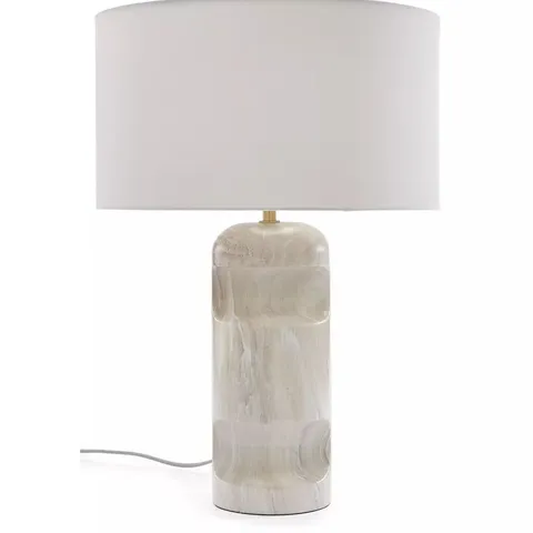 SCULPTURAL MARBLE TABLE LAMP - COLLECTION ONLY