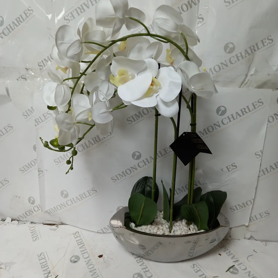 JM BY JULIEN MACDONALD 3 STEM REAL TOUCH FAUX ORCHID