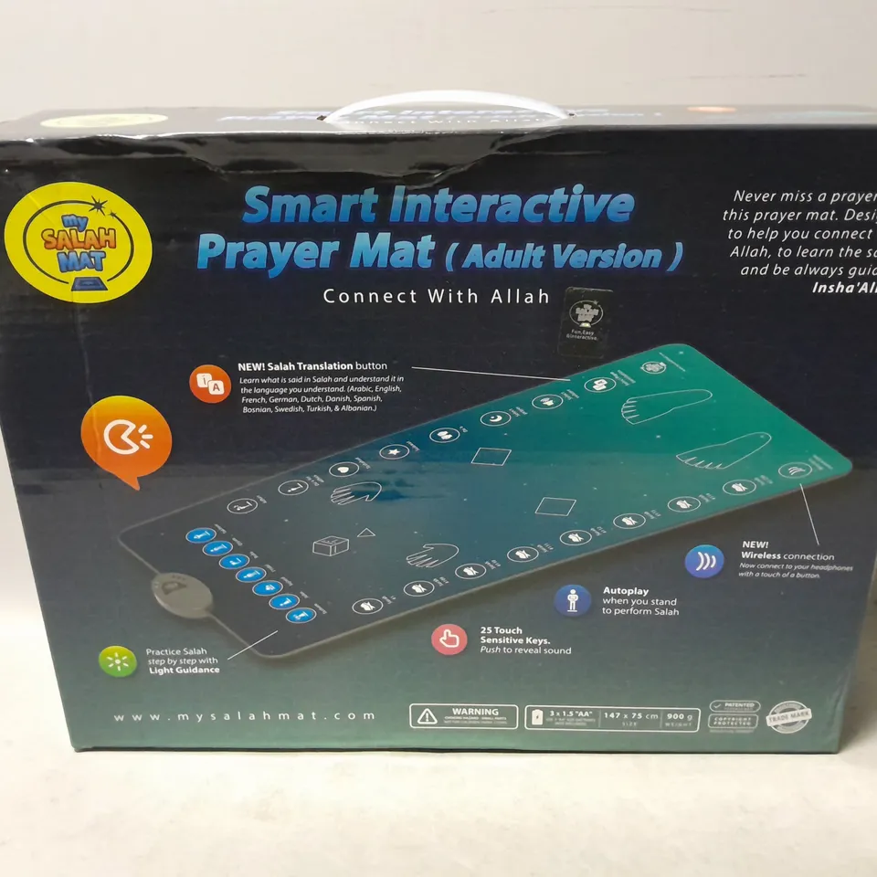 SEALED MY SALAH MAT SMART INTERACTIVE PRAYER MAT