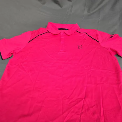 CREW CLOTHING COMPANY GOLF POLO SHIRT SIZE M