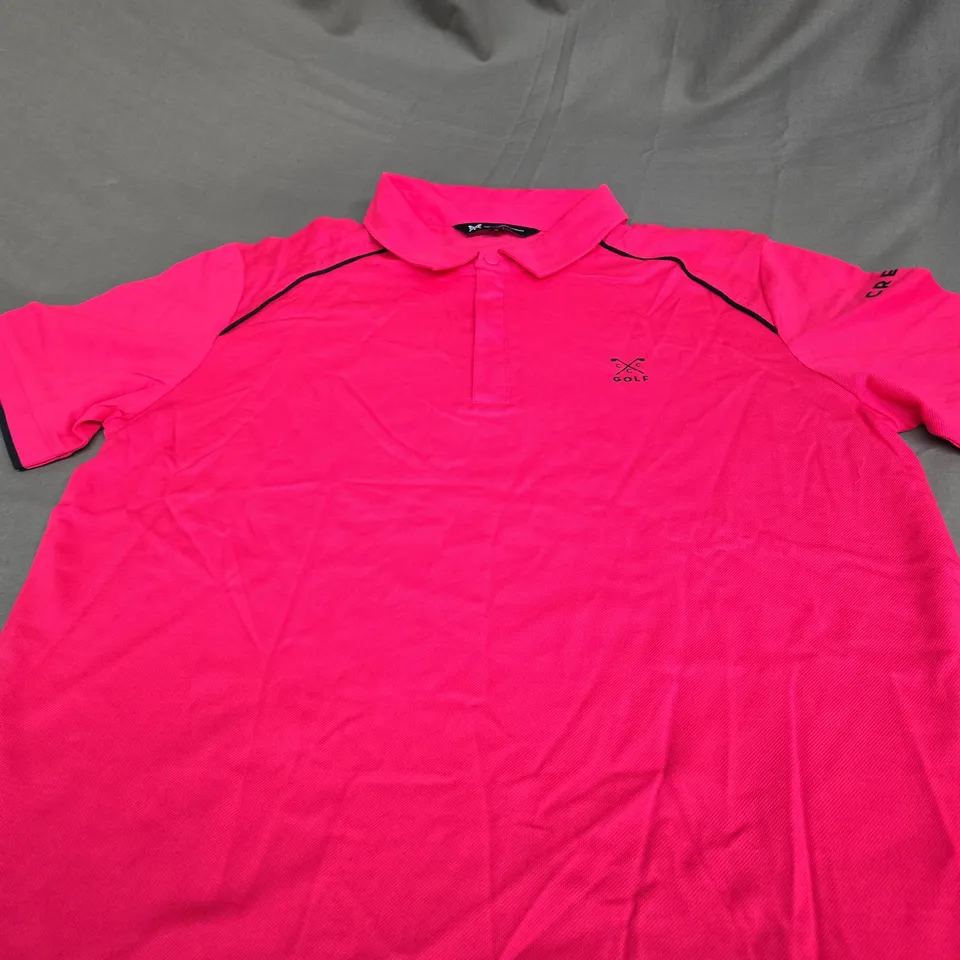 CREW CLOTHING COMPANY GOLF POLO SHIRT SIZE M