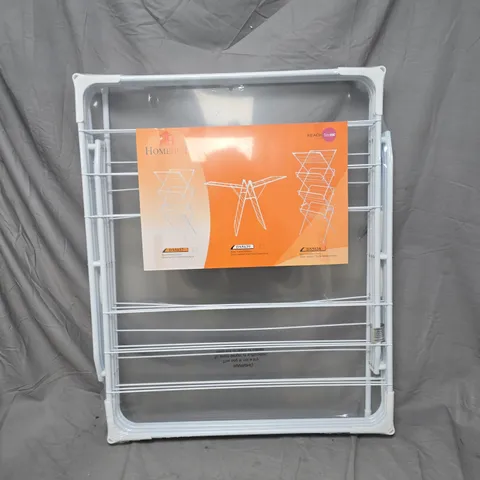 WHITE FOLDABLE CLOTHES DRYING RACK (AIRER) 