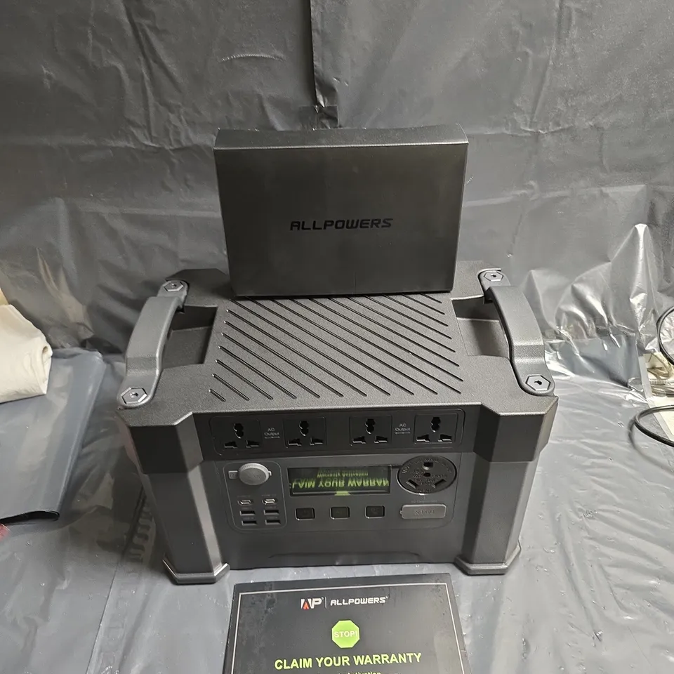 ALLPOWERS MONSTER X PORTABLE POWER STATION – BLACK
