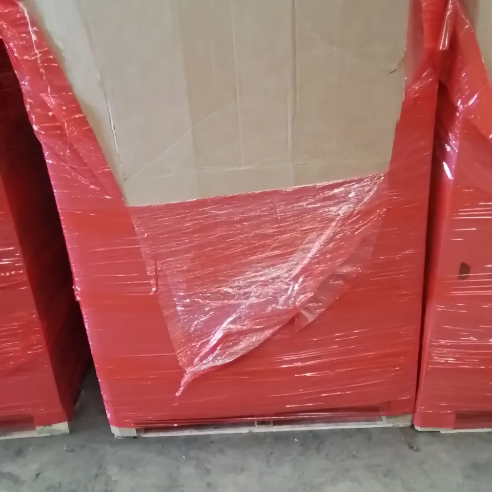 PALLET OF ASSORTED HOUSEHOLD GOODS AND PRODUCTS TO INCLUDE; FOLDING GAZEBO, RUGS, BLINDS, BOXED FURNITURE ETC