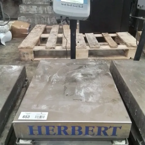 HERBERT COMMERCIAL POSTAL SCALES, PLATFORM SCALE HEAVY DUTY DIGITAL ELECTRONIC COMPUTING INDUSTRIAL WEIGHING