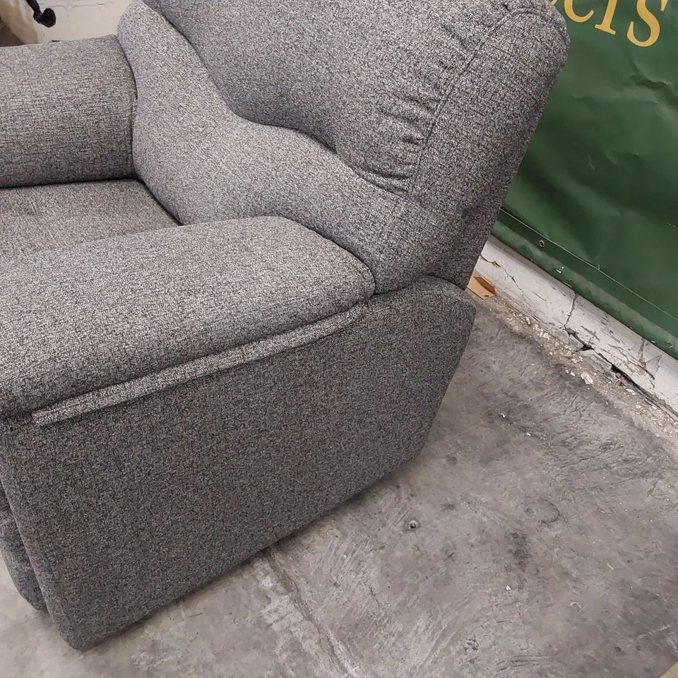 QUALITY BRITISH DESIGNER G PLAN STRATFORD EASY CHAIR NIMBUS SLATE FABRIC 